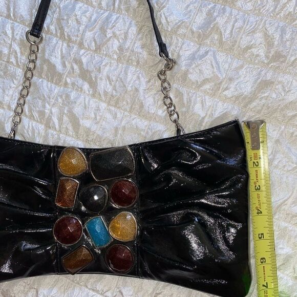 Jessica mcclintock large stone embellished clutch - Picture 13 of 13